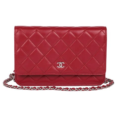 chanel woc red lambskin|Wallets on Chain .